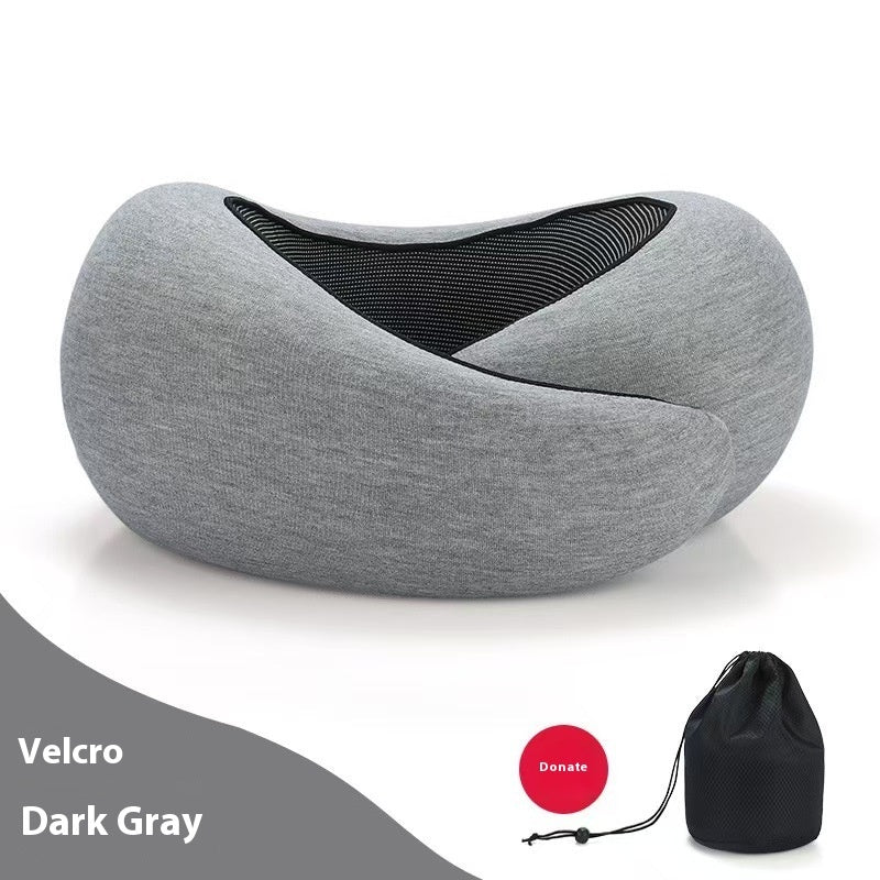 Adjustable Memory Foam Travel Neck Pillow
