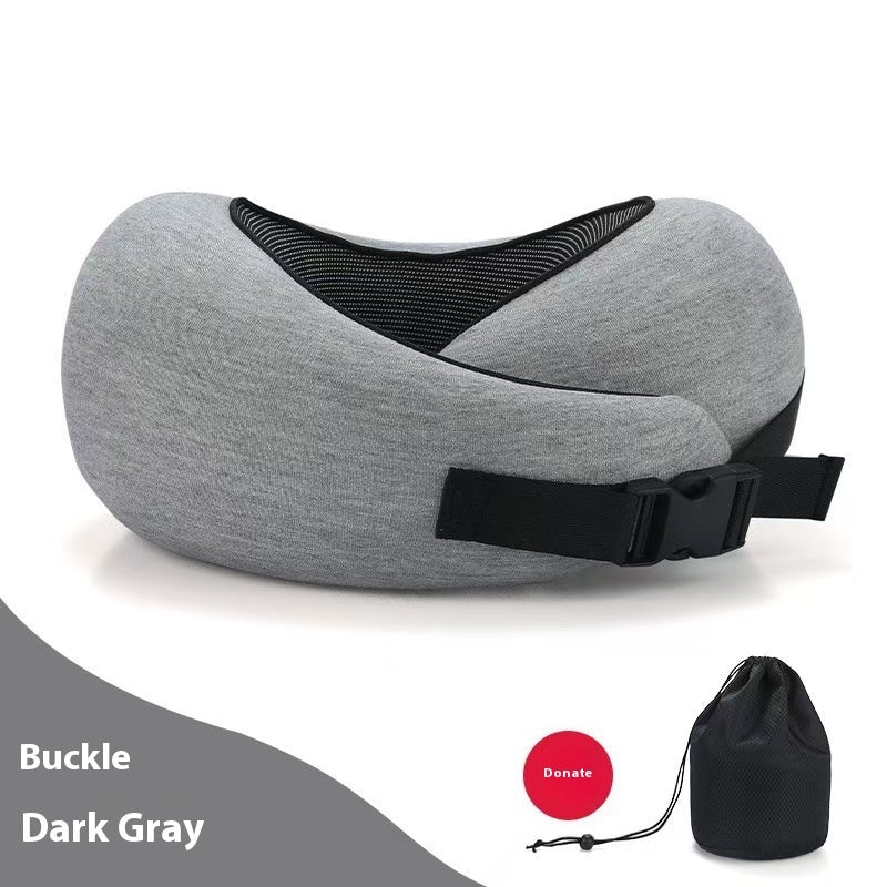 Adjustable Memory Foam Travel Neck Pillow