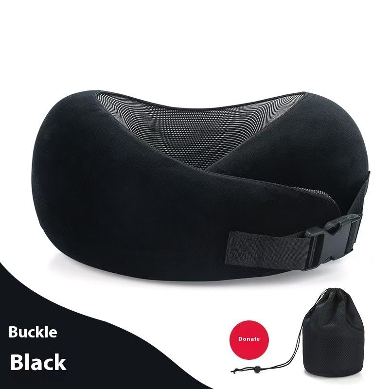 Adjustable Memory Foam Travel Neck Pillow