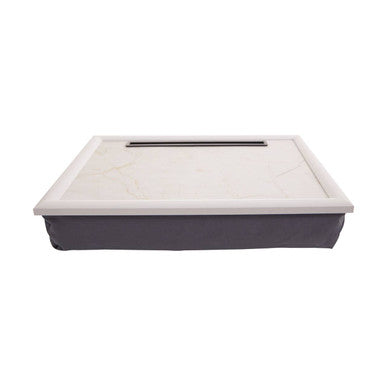 Portada Ecru Marble-Effect Lap Tray