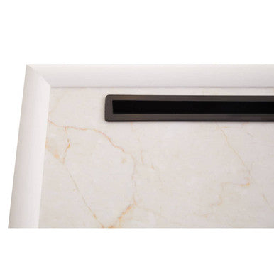 Portada Ecru Marble-Effect Lap Tray