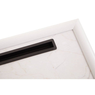 Portada Ecru Marble-Effect Lap Tray