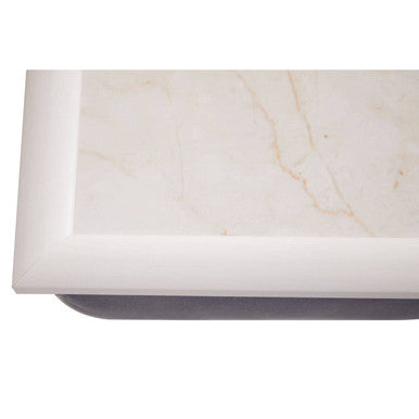 Portada Ecru Marble-Effect Lap Tray