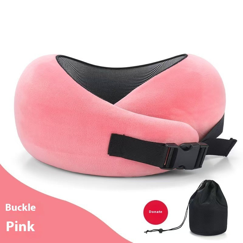 Adjustable Memory Foam Travel Neck Pillow