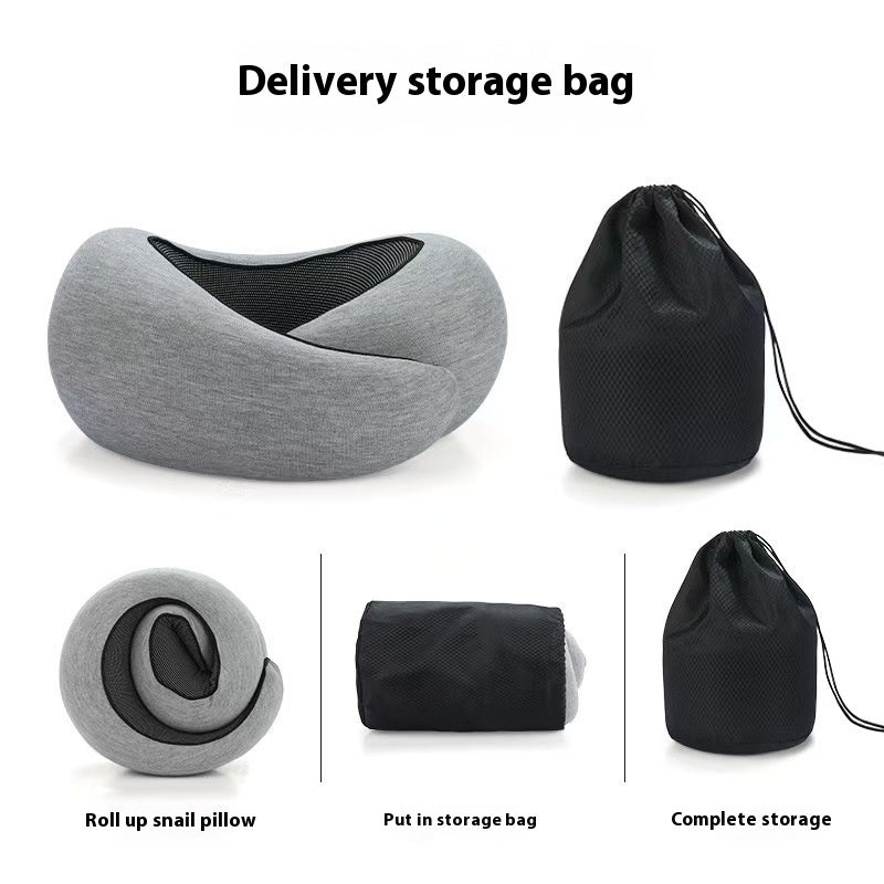 Adjustable Memory Foam Travel Neck Pillow