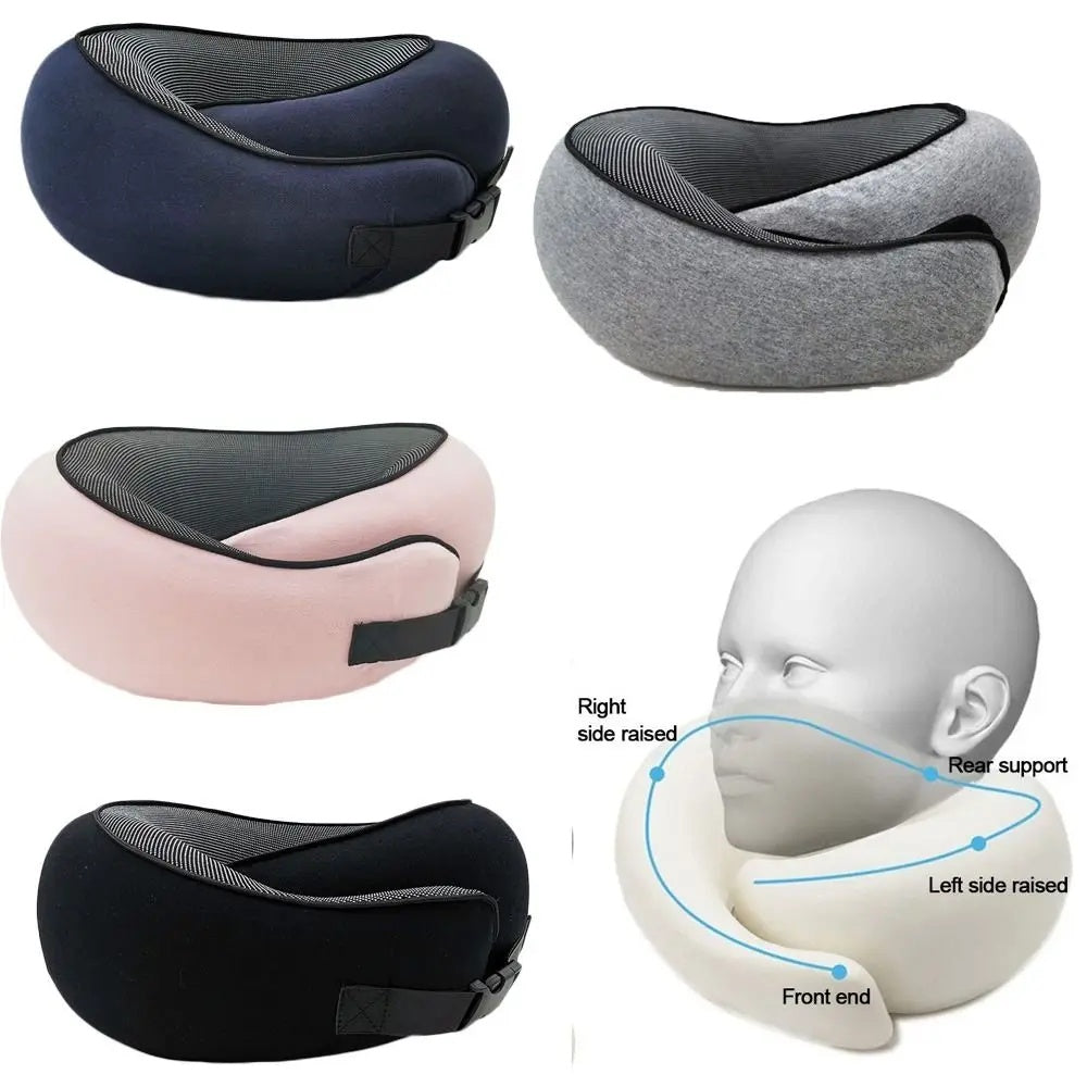 Adjustable Memory Foam Travel Neck Pillow
