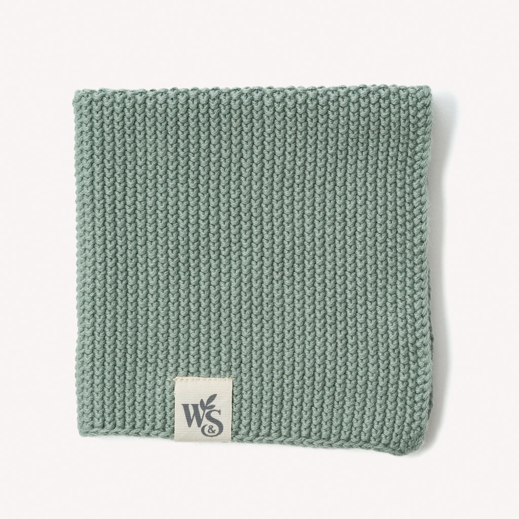 Organic Cotton Knitted Dishcloth