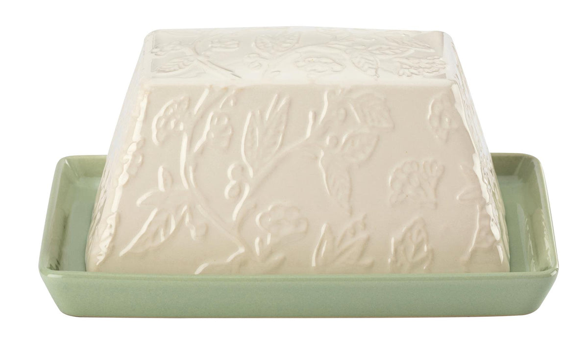 Fieldview Farm Embossed Butter Dish