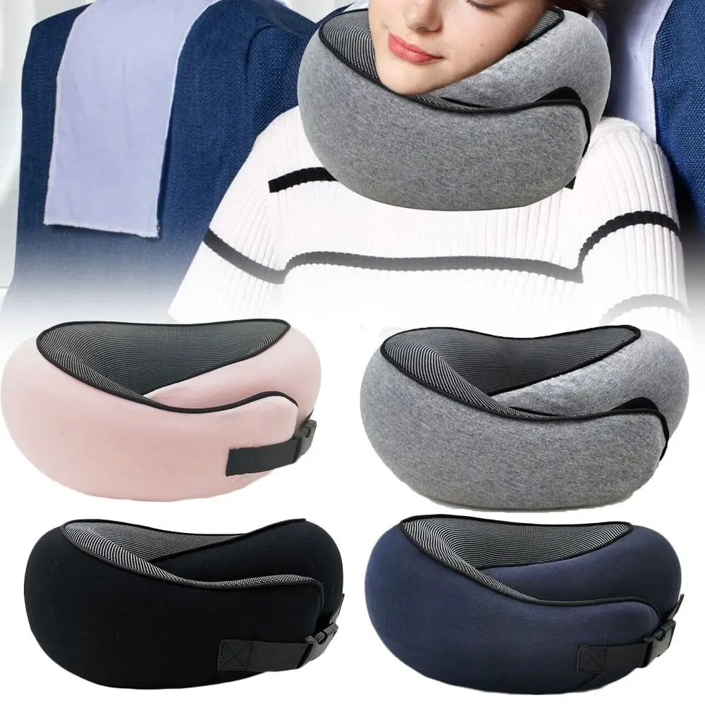 Adjustable Memory Foam Travel Neck Pillow