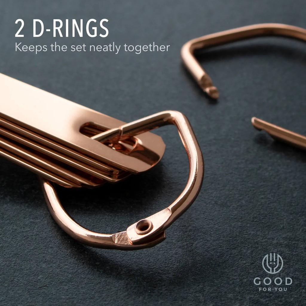 Copper Measuring Cups and Spoons