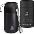 Insulated Food Flask — Black, 730 ml