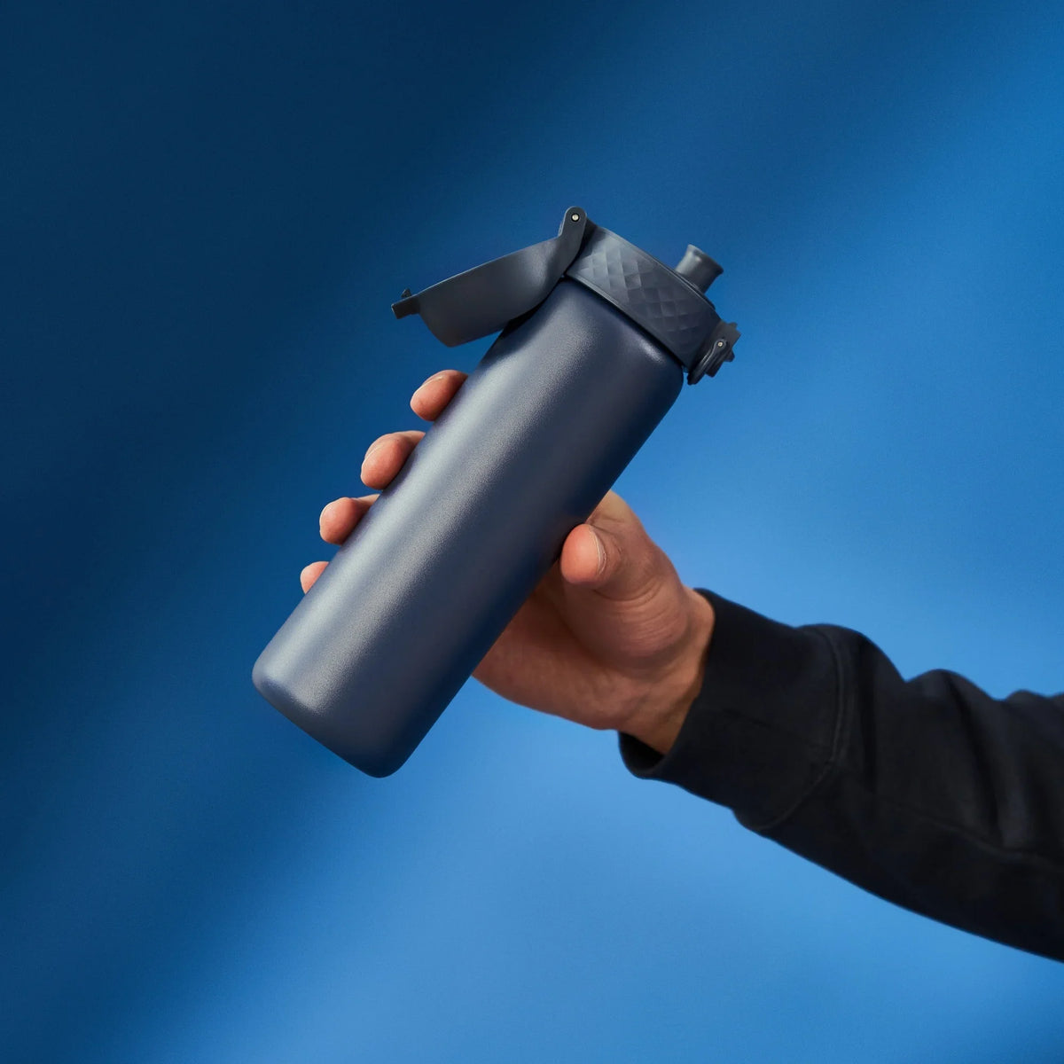 ION8 Slim Insulated Water Bottle — Ash Navy, 500 ml