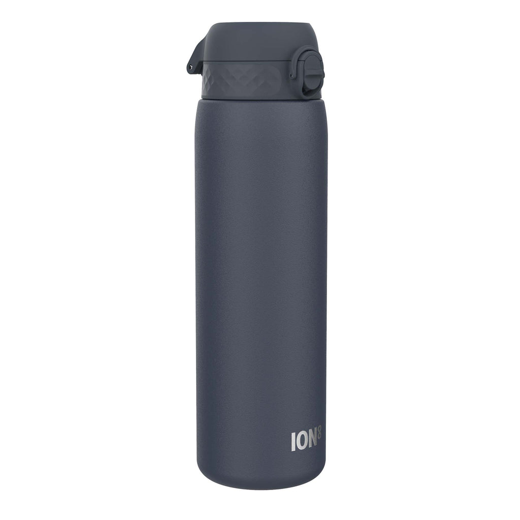 Leak Proof 1 Litre Water Bottle, Stainless Steel, Ash Navy, 1L