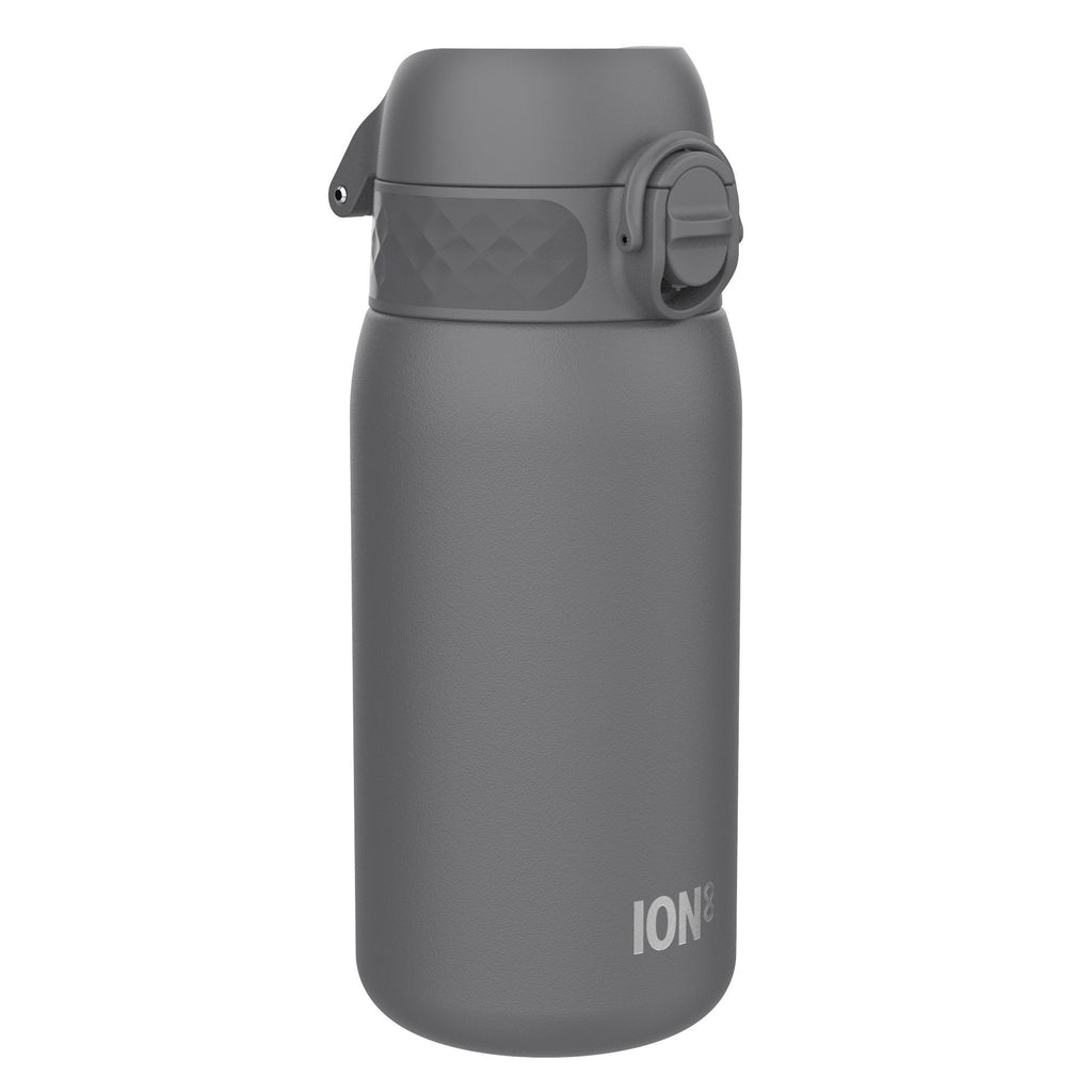 Leak Proof Thermal Steel Water Bottle, Insulated, Grey, 320ml (11oz)