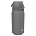 Leak Proof Water Bottle, Stainless Steel, Grey, 400ml (13oz)