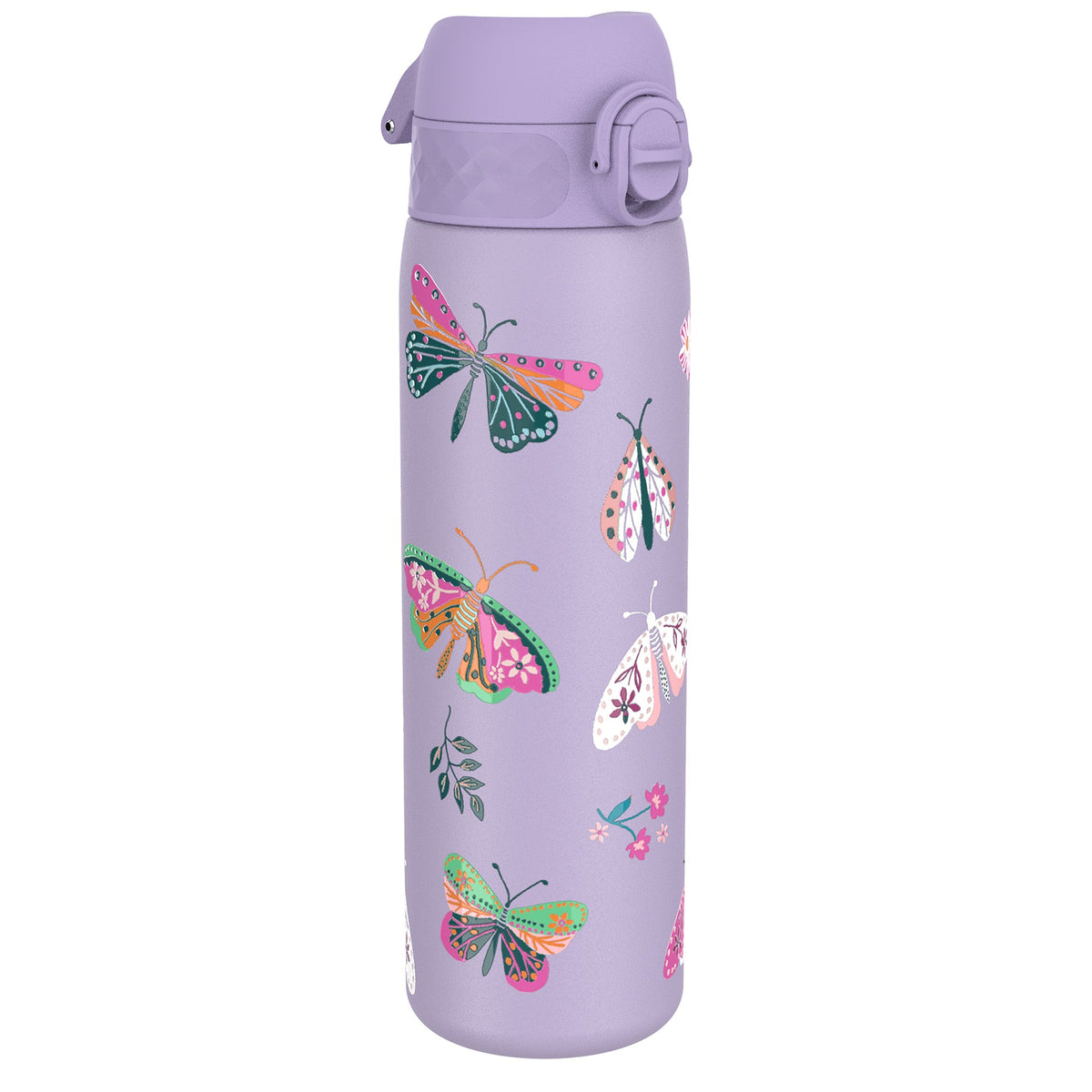 Leak Proof Slim Thermal Steel Water Bottle, Insulated, Butterfly, 500ml (17oz)