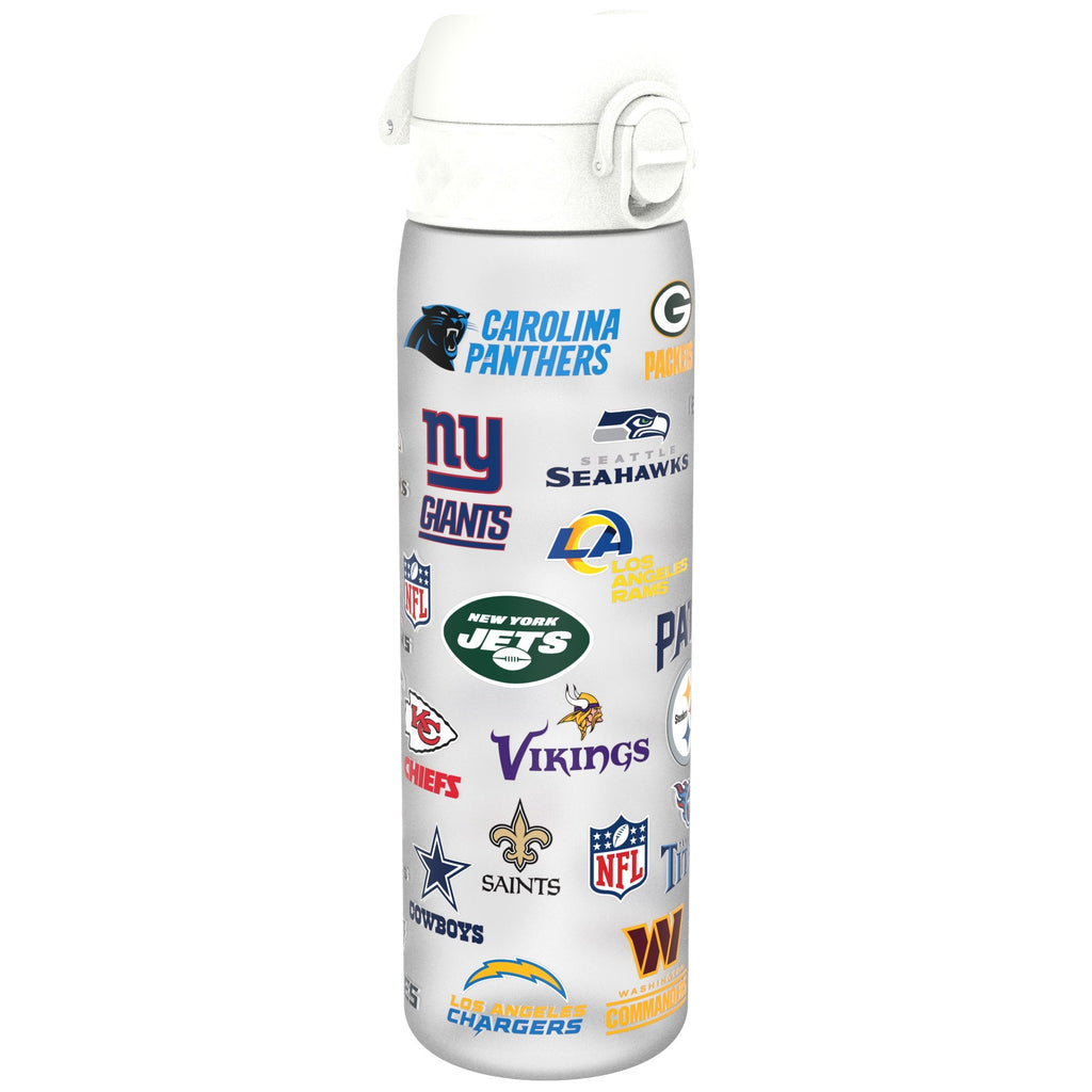 Leak Proof NFL Water Bottle, Recyclon, Multi Teams, 500ml (18oz)