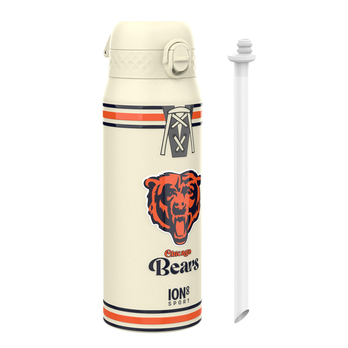 NFL x ION8 Insulated Steel Water Bottle, NFL Bears, 750ml (24oz)