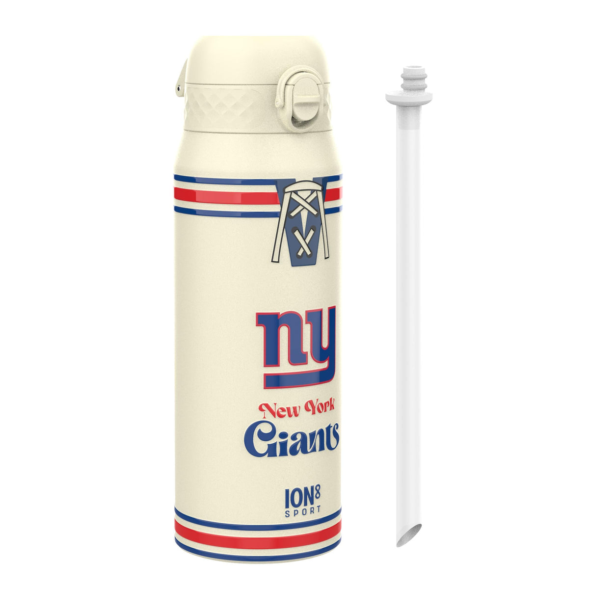 NFL x ION8 Insulated Steel Water Bottle, NFL Giants, 750ml (24oz)