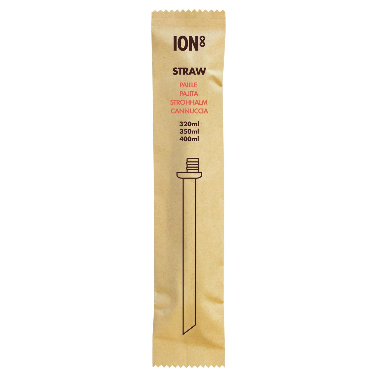 Small straw for 320–400ml OneTouch bottles