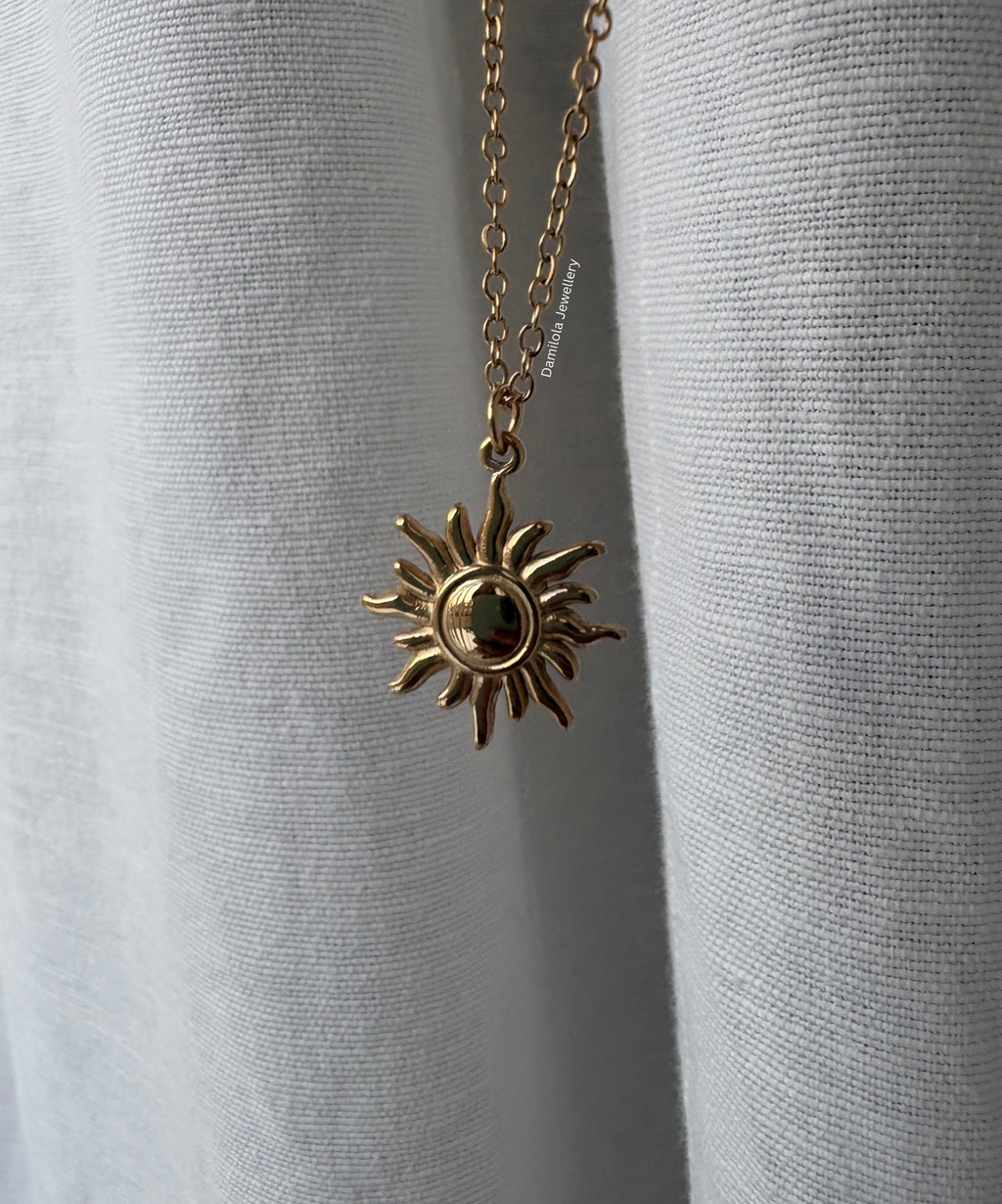 Golden Sunburst Necklace