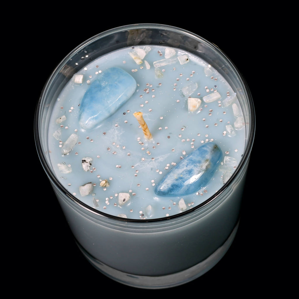 New Beginnings - Crystal Infused Scented Candle
