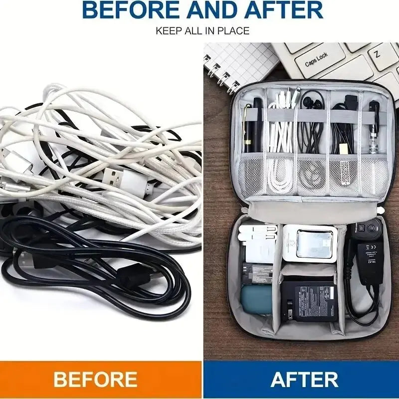 Travel Cable Organiser Pouch