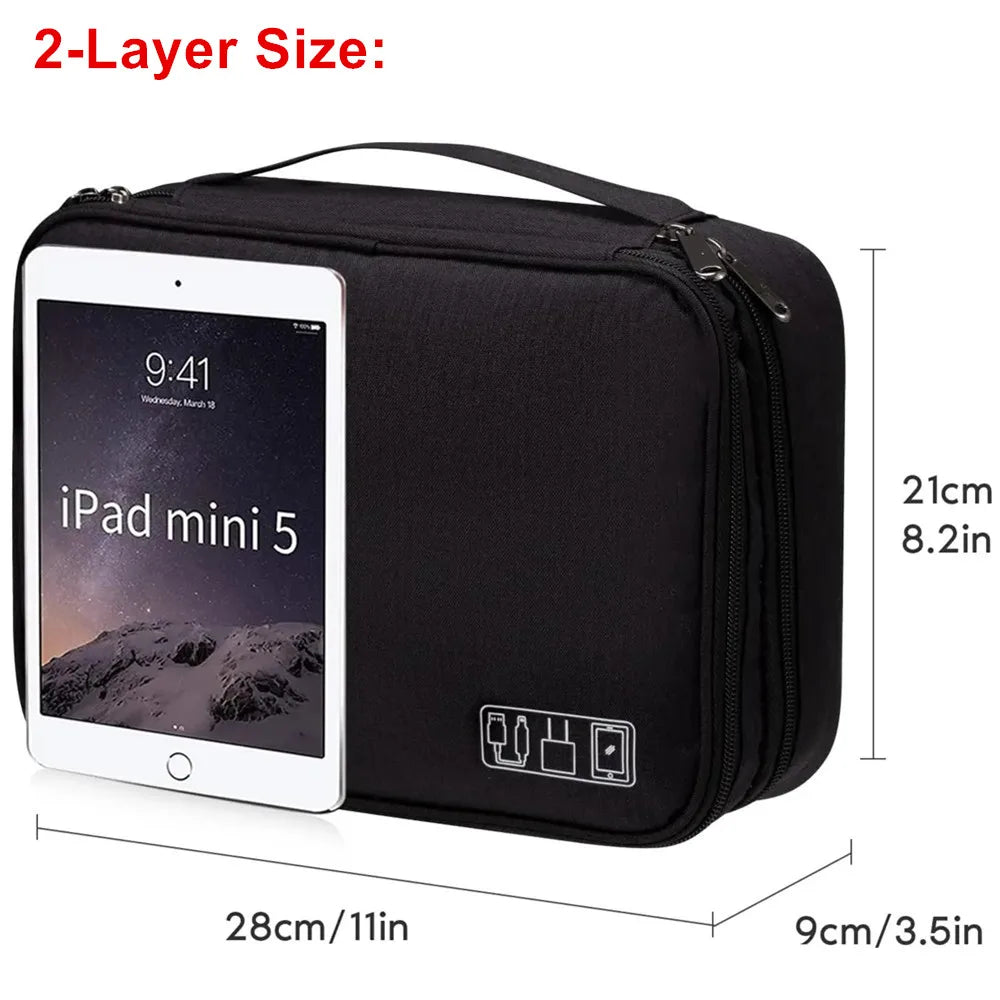 Travel Cable Organiser Pouch