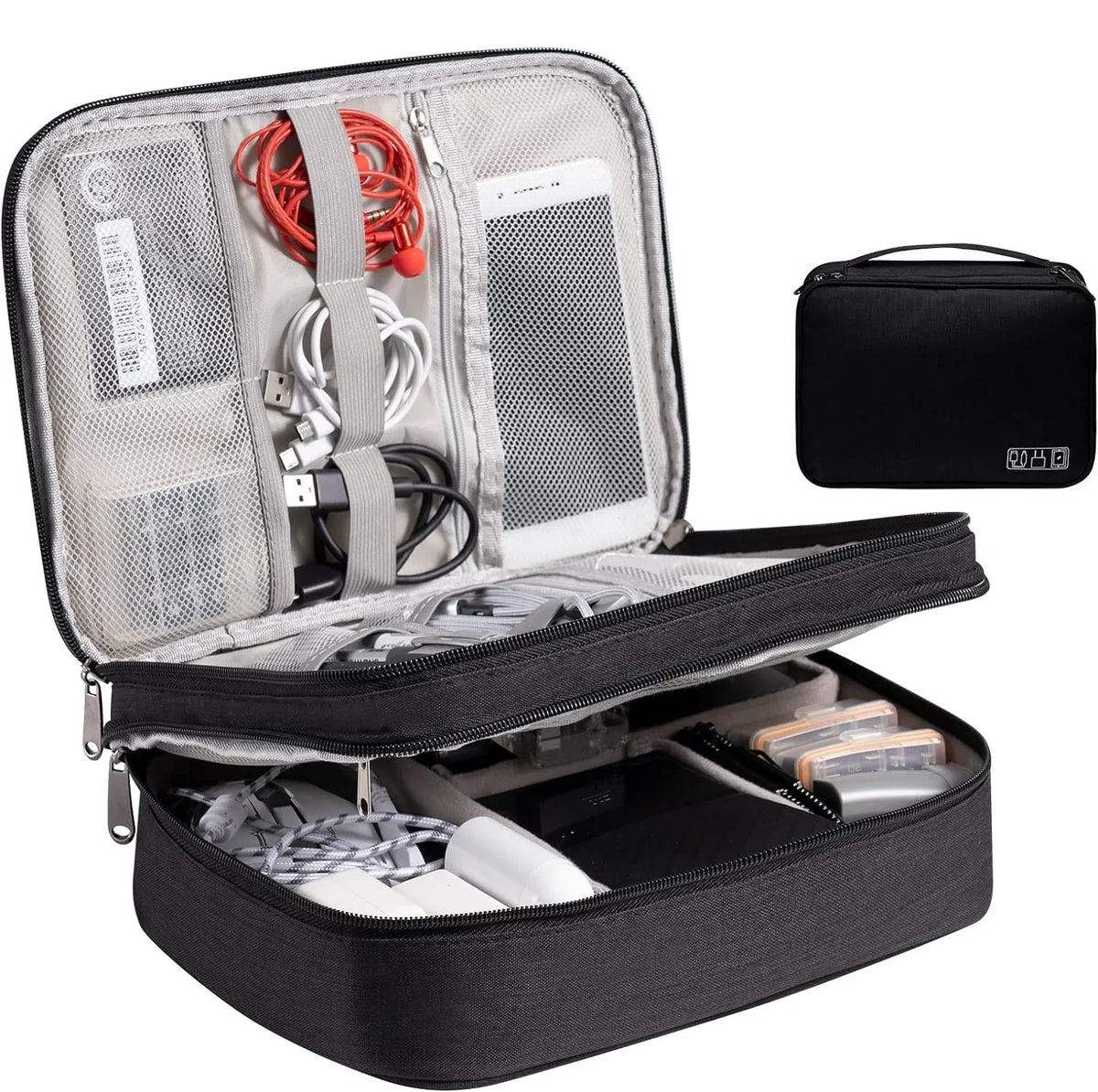 Travel Cable Organiser Pouch