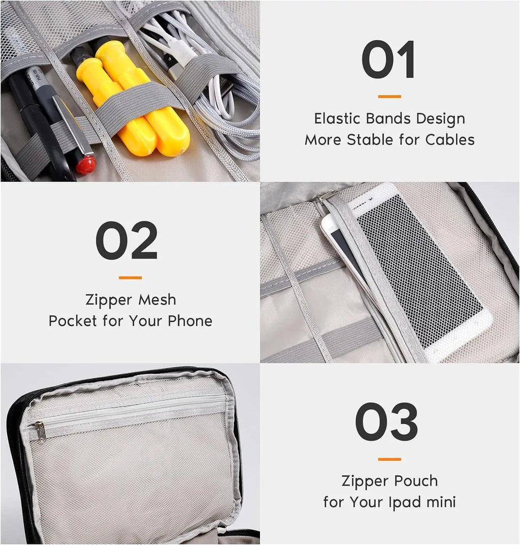 Travel Cable Organiser Pouch