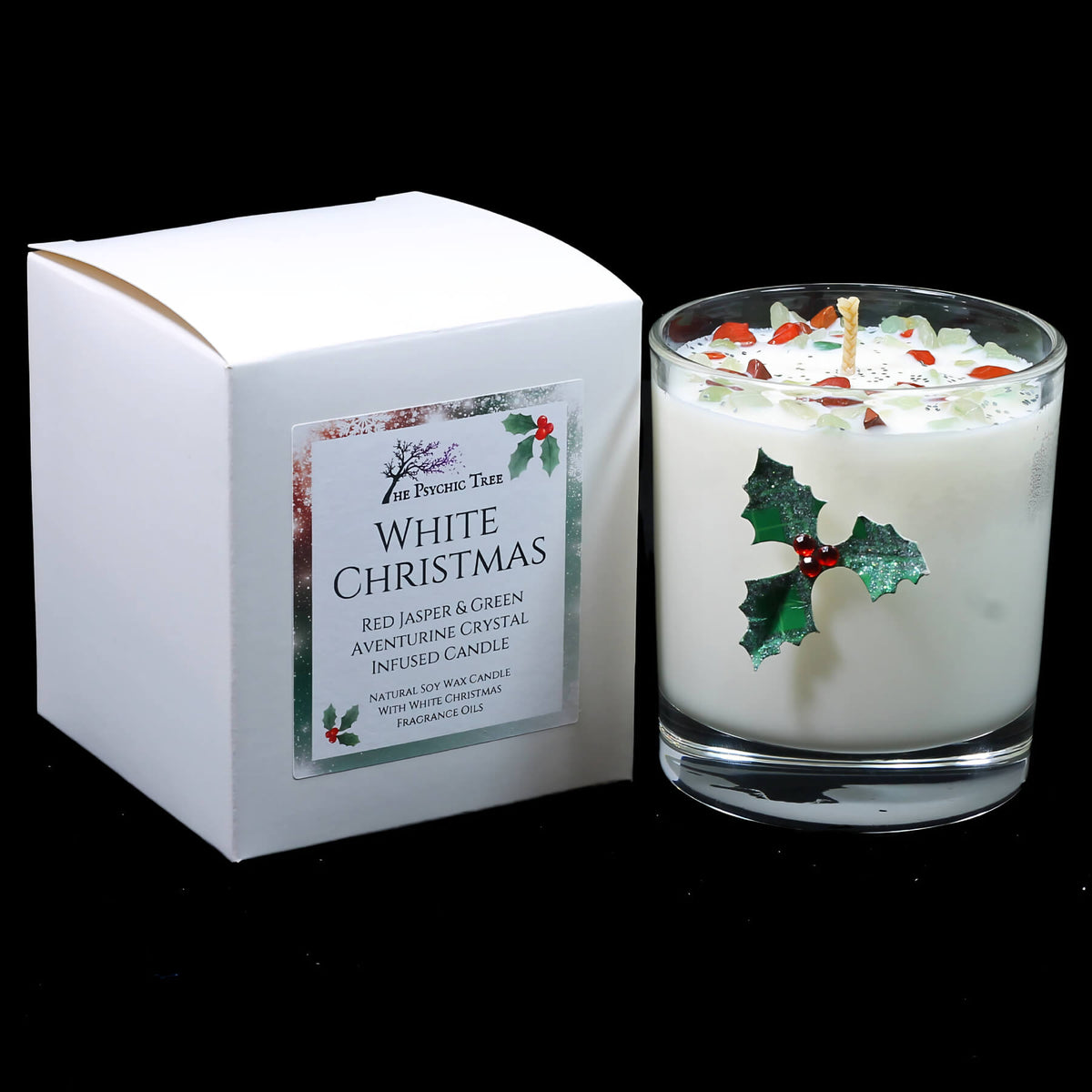White Christmas - Crystal Infused Scented Candle