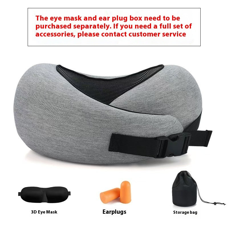 Adjustable Memory Foam Travel Neck Pillow