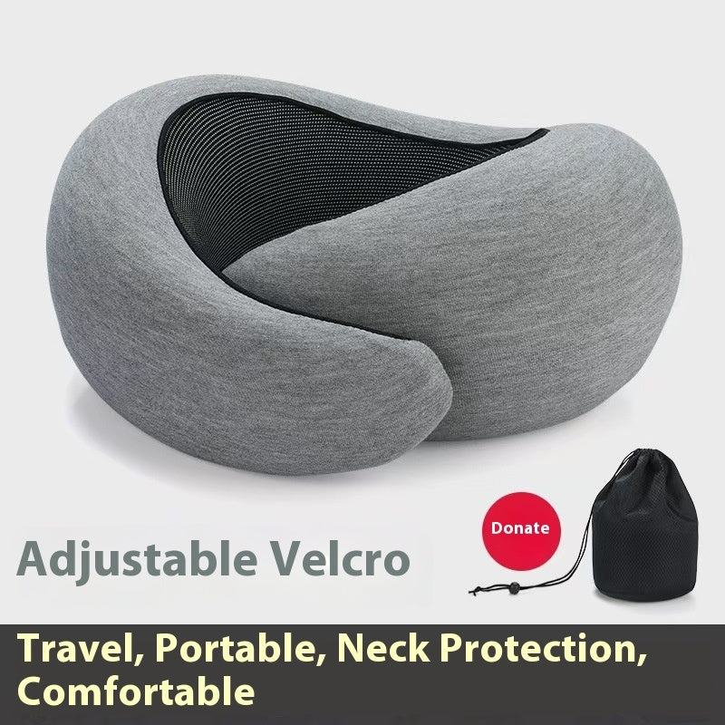 Adjustable Memory Foam Travel Neck Pillow
