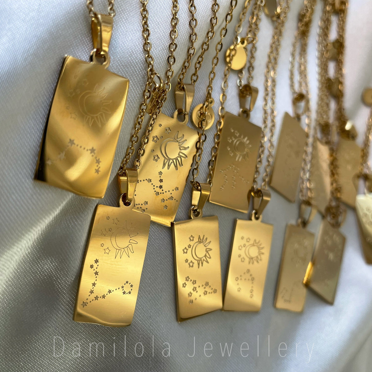 Zodiac Star Signs Necklace - Gold/Silver