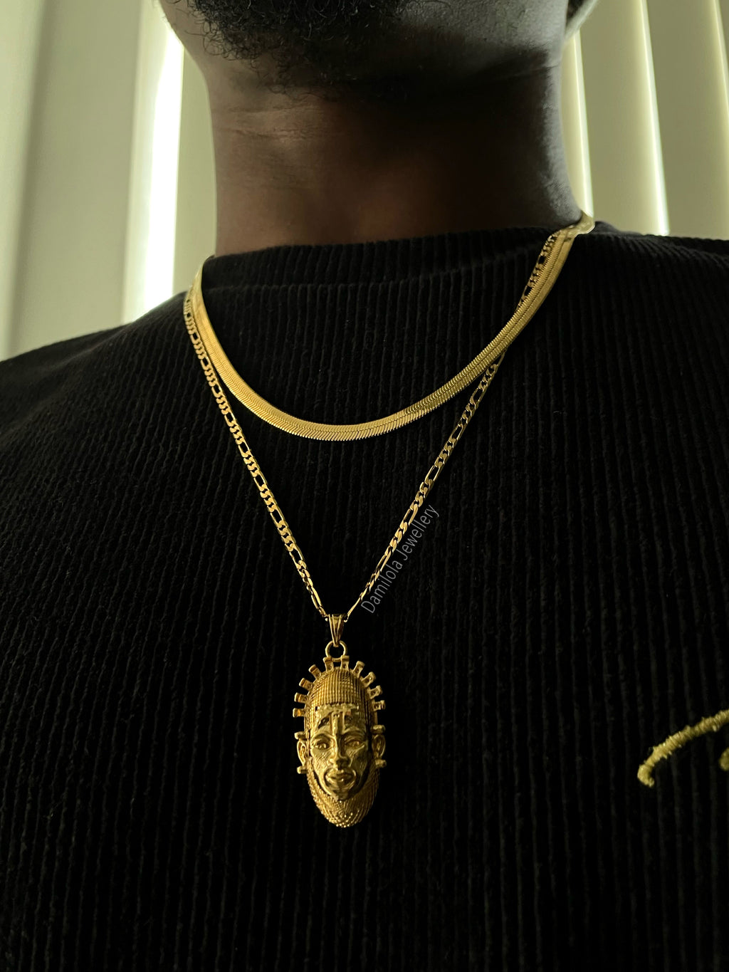 The Benin Mask - Gold/Silver/Black
