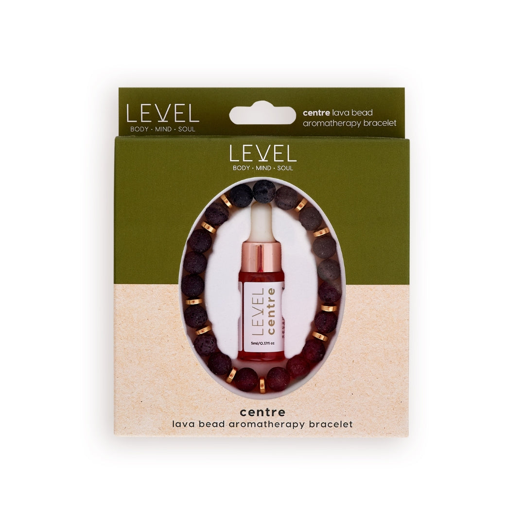 Lava Bead Aromatherapy Bracelet with Essential Oil - Centre