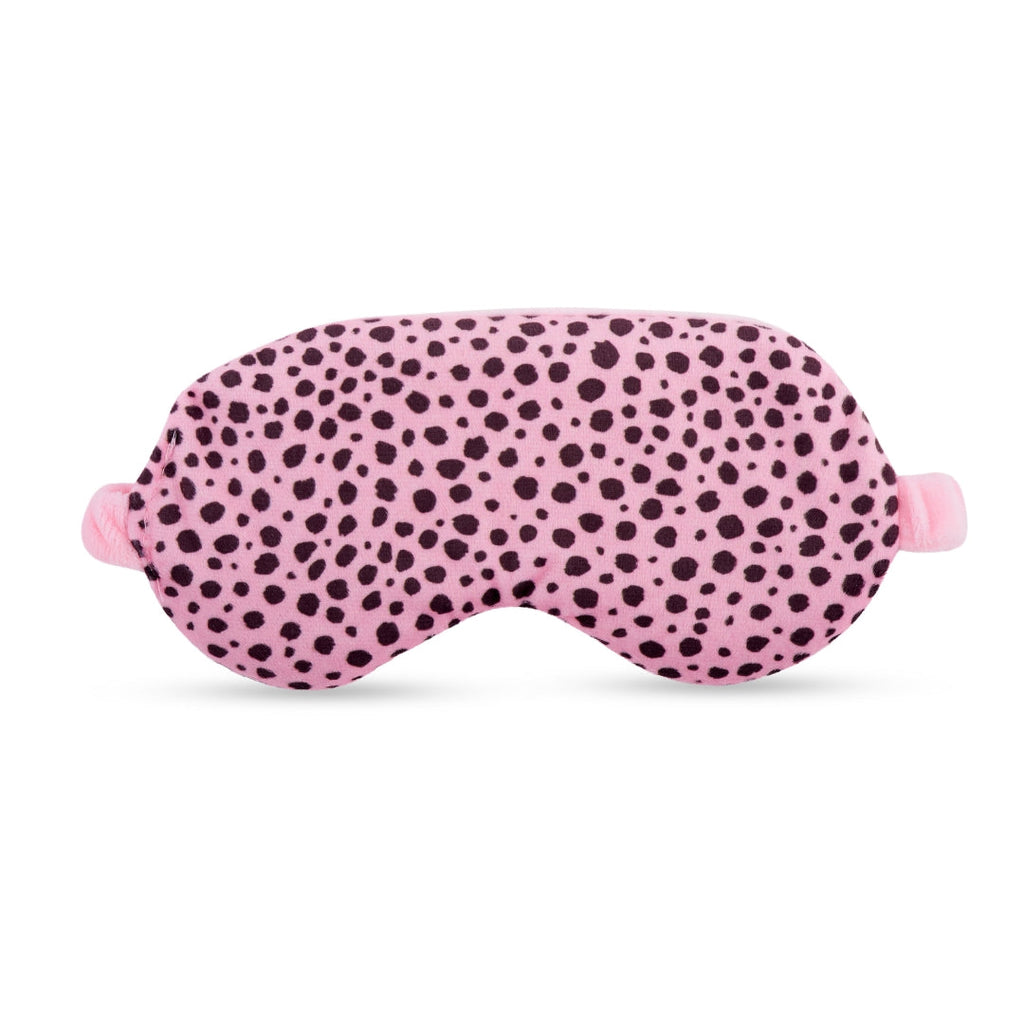 Lavender Deep Pressure Therapy Mask - Pink Dalmatian Print