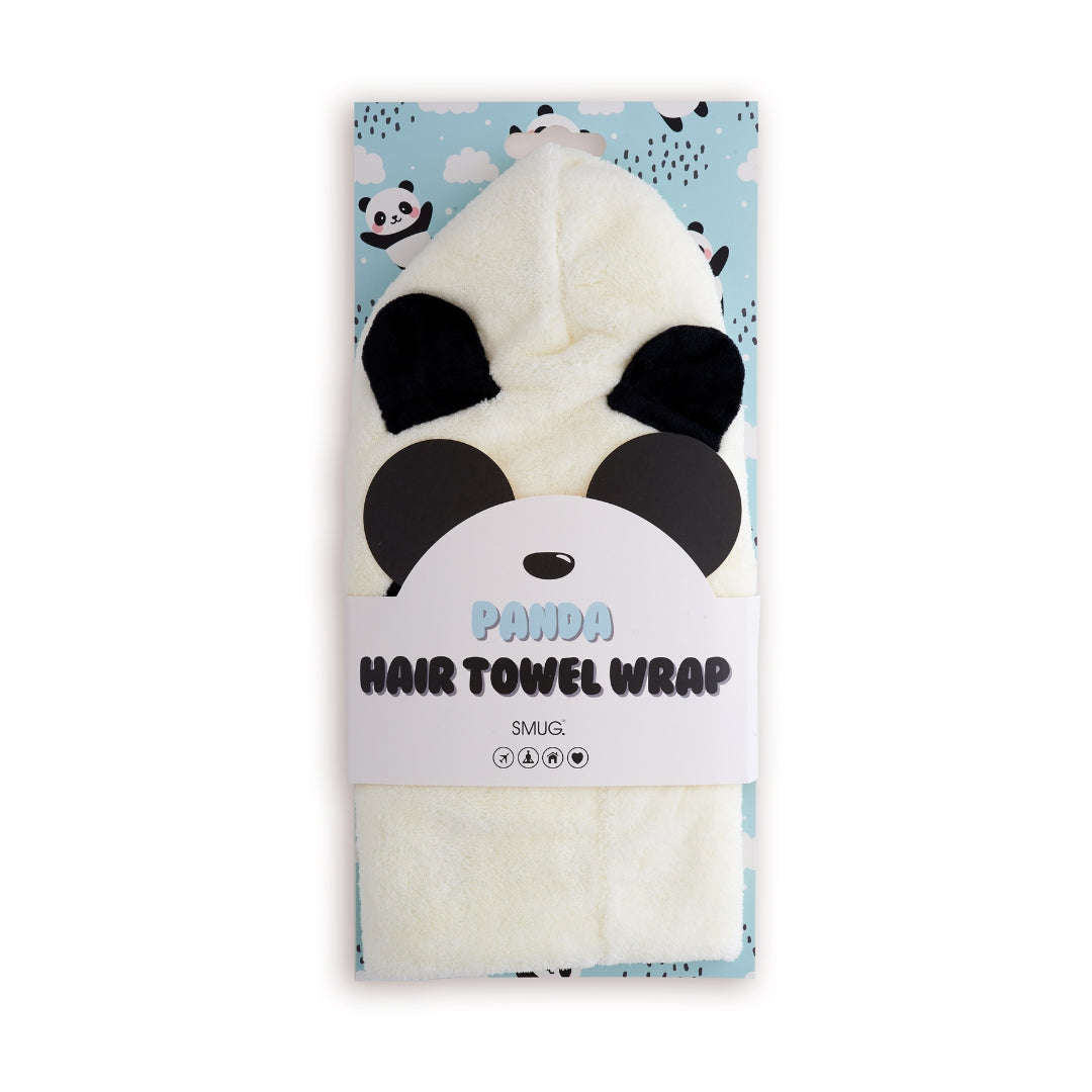 Novelty Hair Towel Wrap, Panda