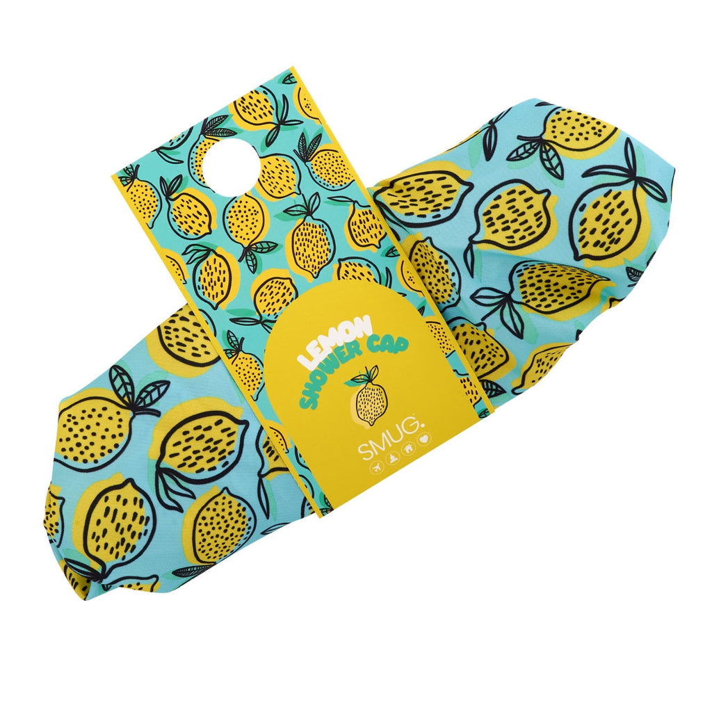 Shower Cap - Lemon Print