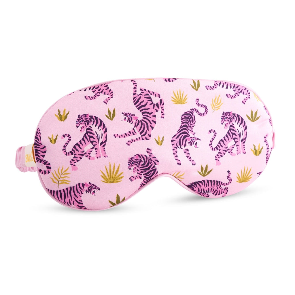 Satin Sleep Mask - Pink Tiger