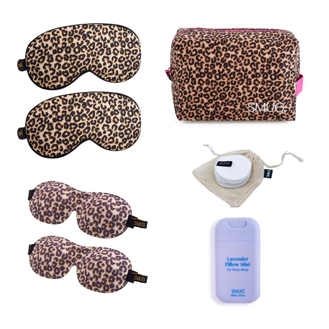 Sleepover Set, Leopard Print