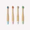 Babies' Bamboo Toothbrush with Extra-Soft Bristles - 4 Pack