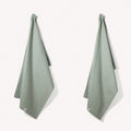 Organic Cotton Herringbone Tea Towels — Set of Two