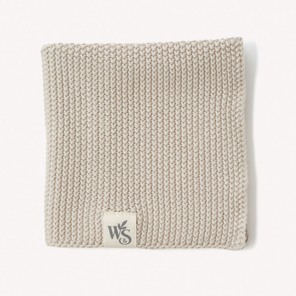 Organic Cotton Knitted Dishcloth